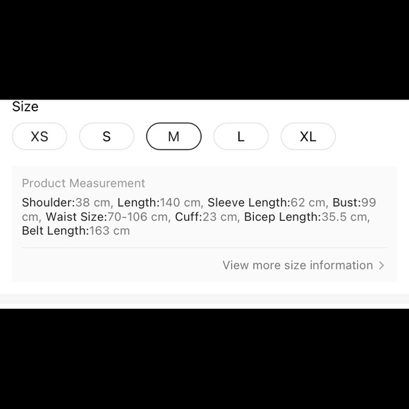 **SOLD** White long sleeved dress - Picture 3 of 7